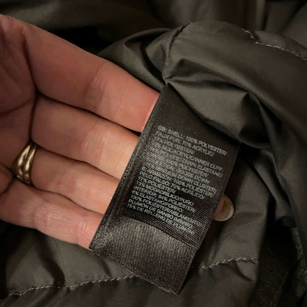 The North Face Arctic Parka Heathered Grey Down Winter Coat - Medium EUC - Picture 16 of 17